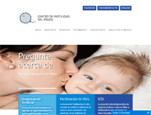 Tablet Screenshot of centrodelafertilidad.com